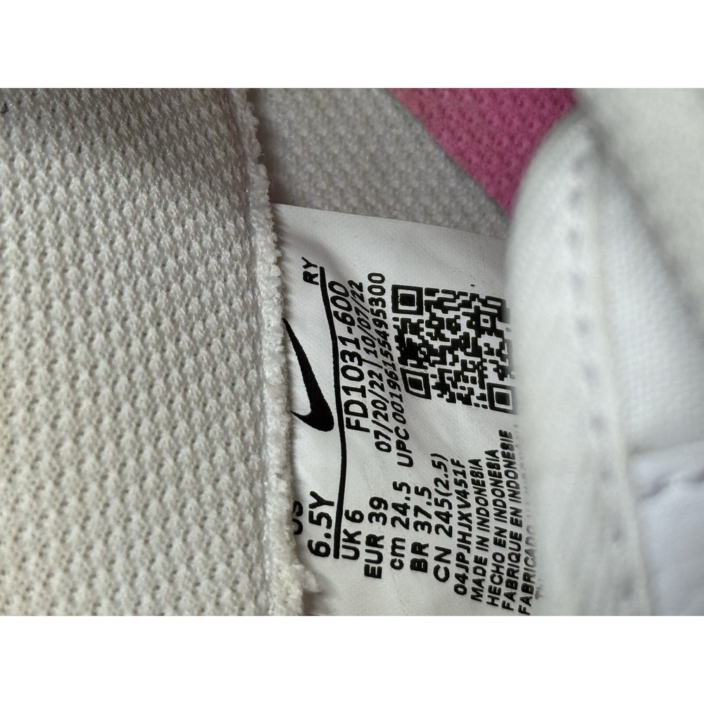 Nike Air Force 1 Athletic Shoes Youth Size 6.5 Women's Size 8 Orange & Pink - Picture 13 of 13